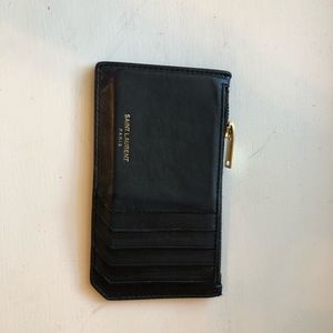 Saint Laurent Zipper Card Case